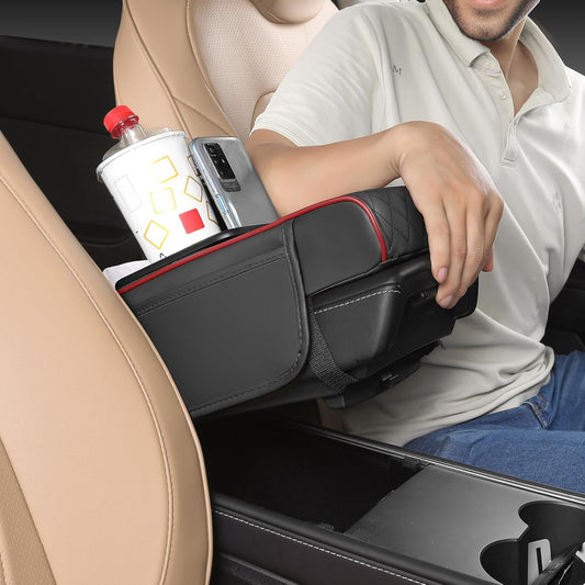 Car Middle Center Console Cover with Cup Holder 5-in-1