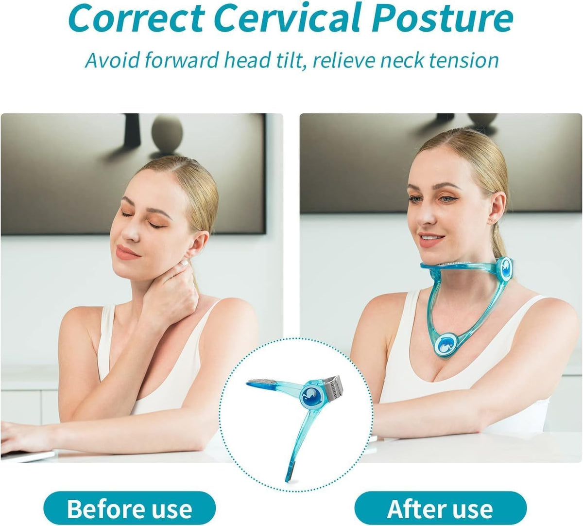 Adjustable Neck Support Brace for Cervical Posture